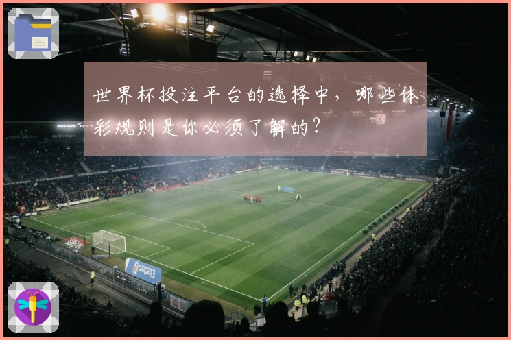 世界杯投注平台的选择中,哪些体彩规则是你必须了解的?